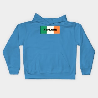 Athlone City in Irish Flag Kids Hoodie